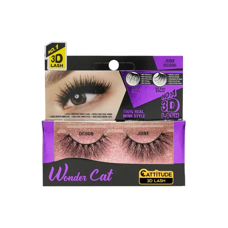 Ebin - Wonder Cat Strip Eyelashes - June OC006