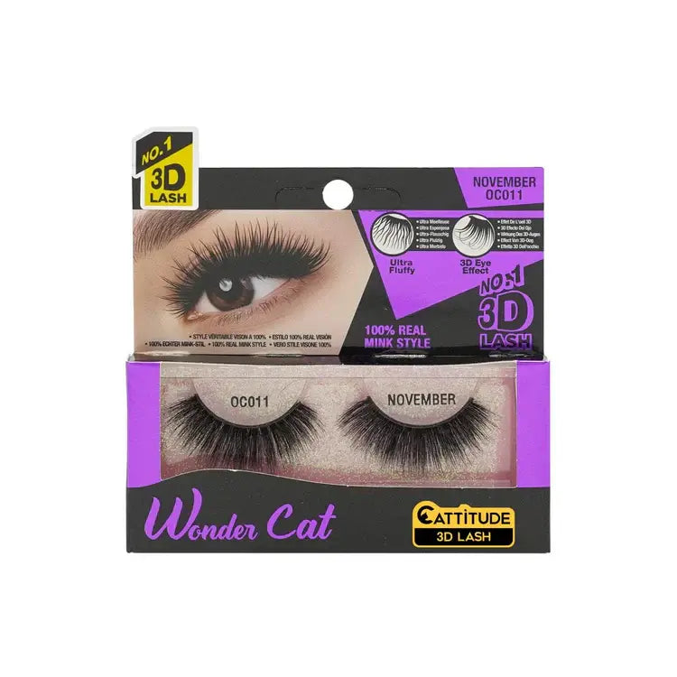 Ebin - Wonder Cat Strip Eyelashes - November OC011
