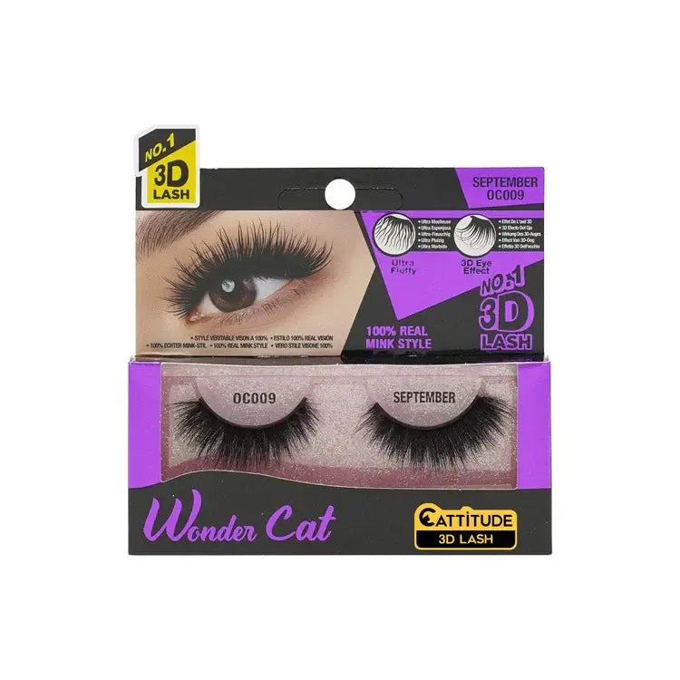 Ebin - Wonder Cat Strip Eyelashes - September OC009