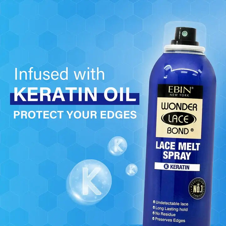 Ebin - Wonder Lace Bond Melt Aerosol Spray- Keratin
