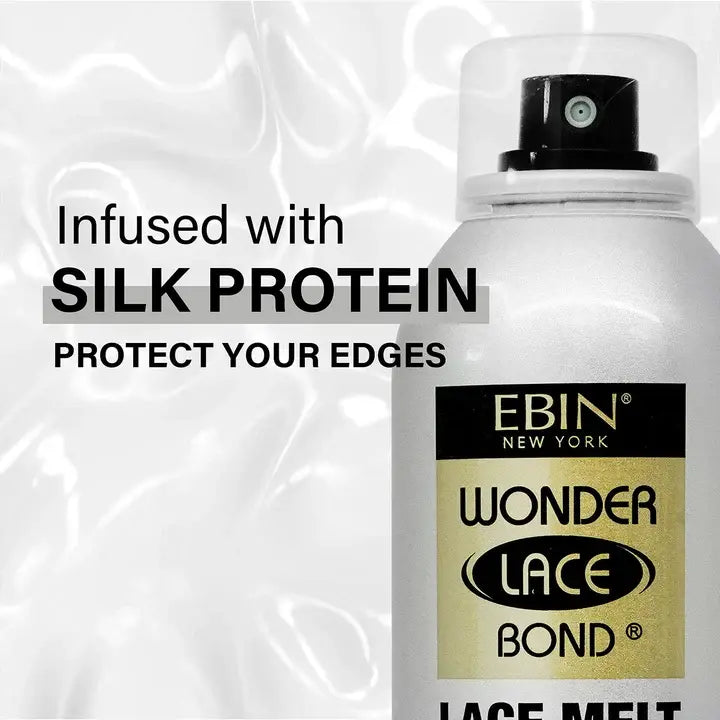 Ebin - Wonder Lace Bond Melt Aerosol Spray- Silk Protein