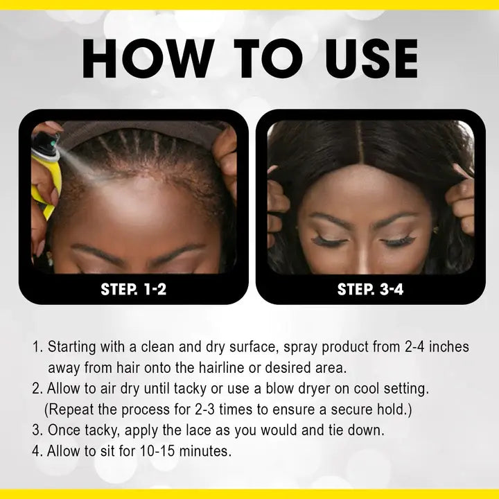 Ebin - Wonder Lace Bond Wig Adhesive Spray Extra Mega Hold Original