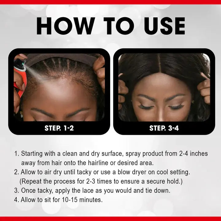 Ebin - Wonder Lace Bond Wig Adhesive Spray Extreme Firm Hold Active