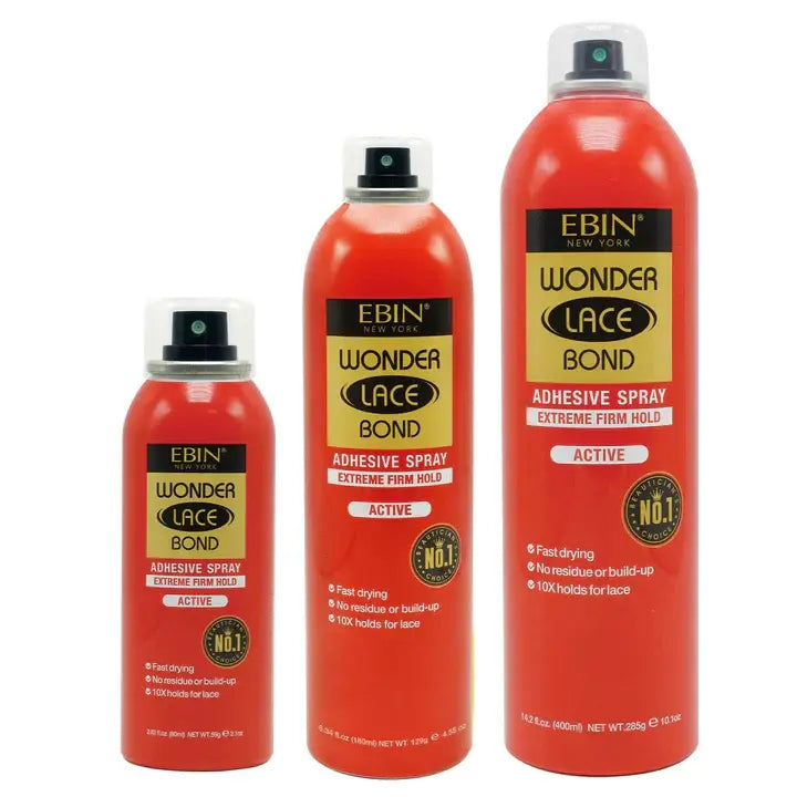 Ebin - Wonder Lace Bond Wig Adhesive Spray Extreme Firm Hold Active