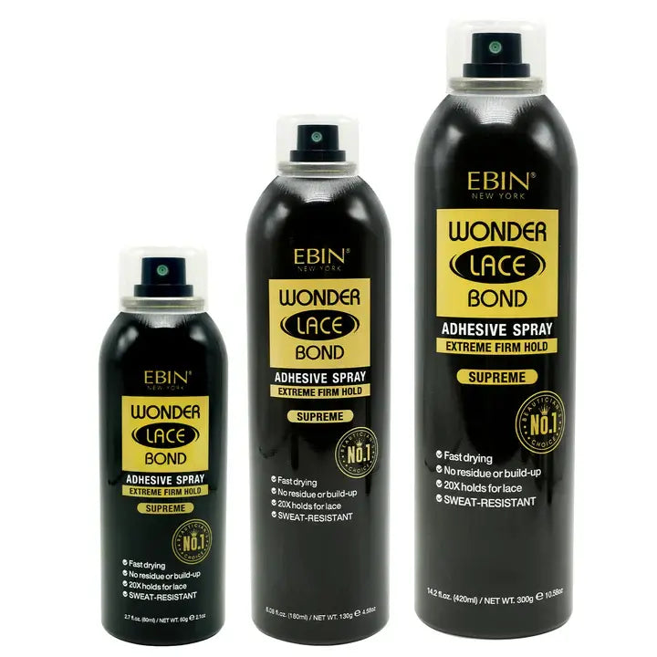 Ebin - Wonder Lace Bond Wig Adhesive Spray Extreme Firm Hold Supreme