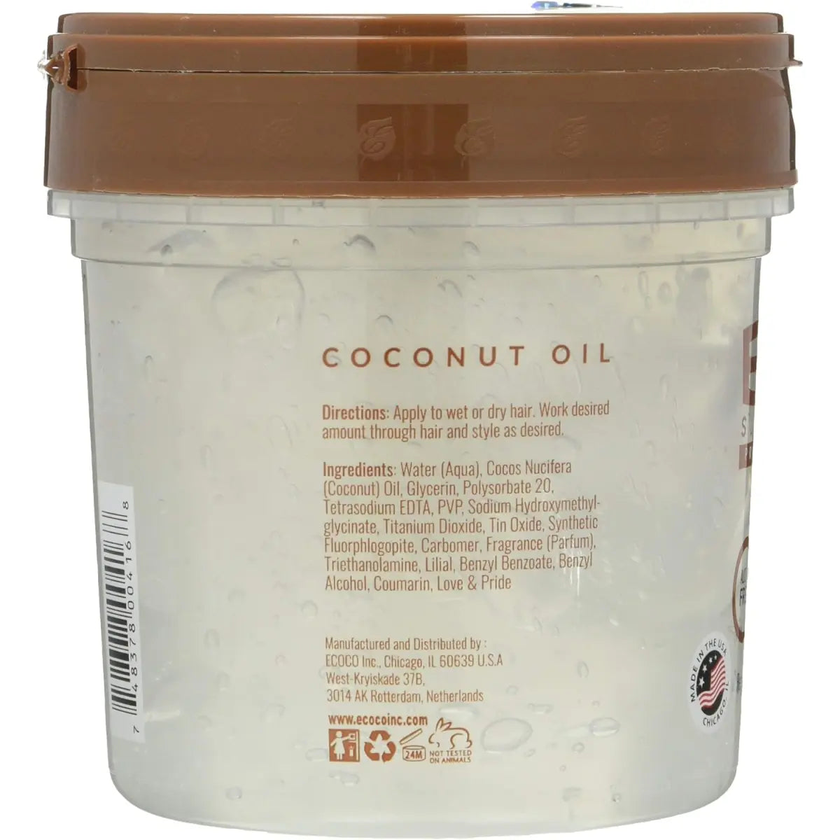 Ecostyler - Coconut Oil Styling Hair Gel