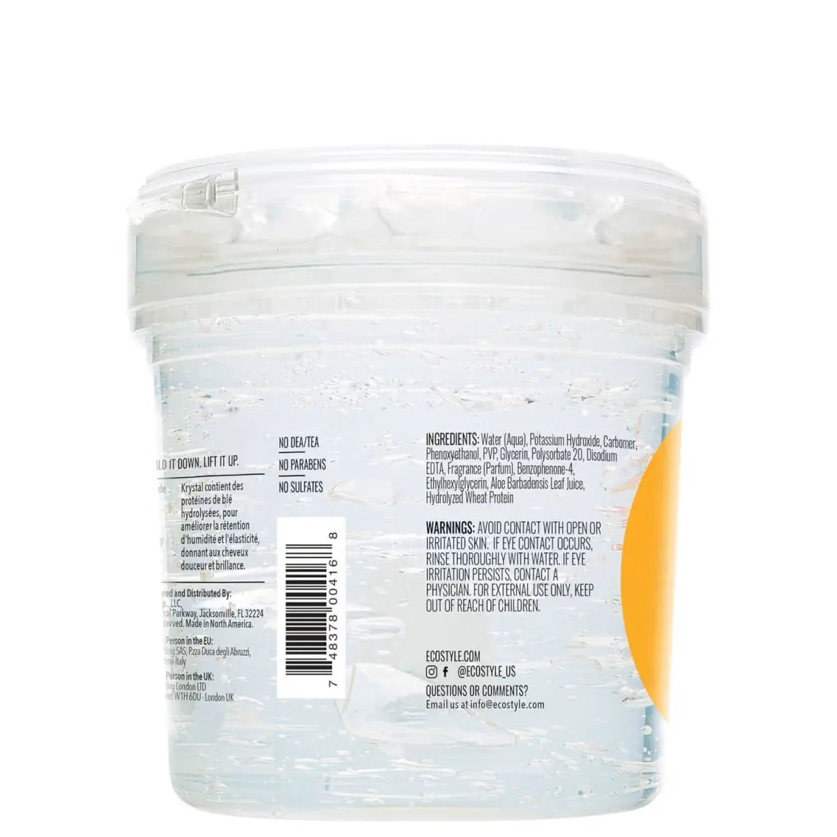 Ecostyler - Krystal Styling Hair Gel - Clear