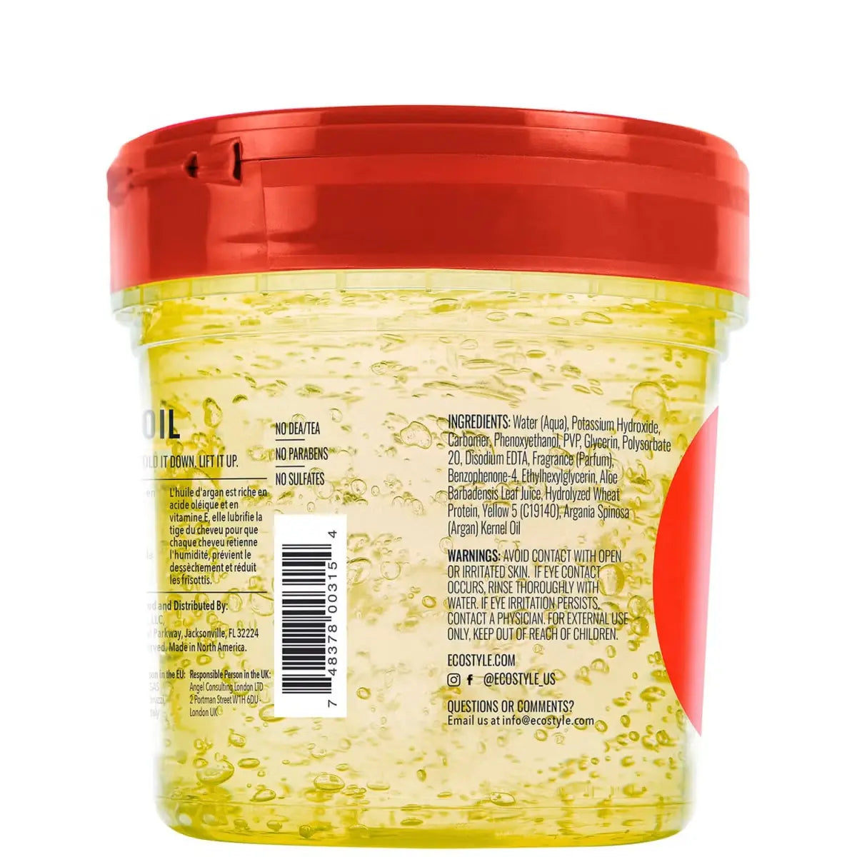 Ecostyler - Moroccan Argan Oil Styling Hair Gel