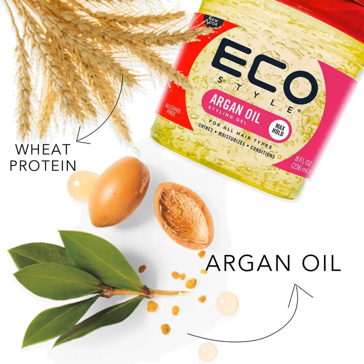 Ecostyler - Moroccan Argan Oil Styling Hair Gel