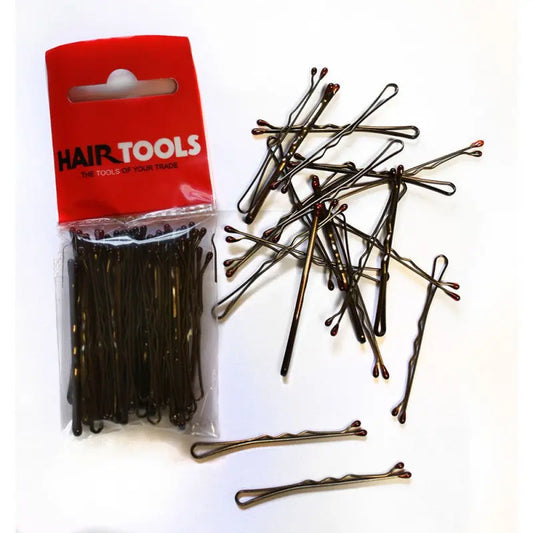 Hairtools - 2’’ Brown Waved Grips In (Packet of 50)