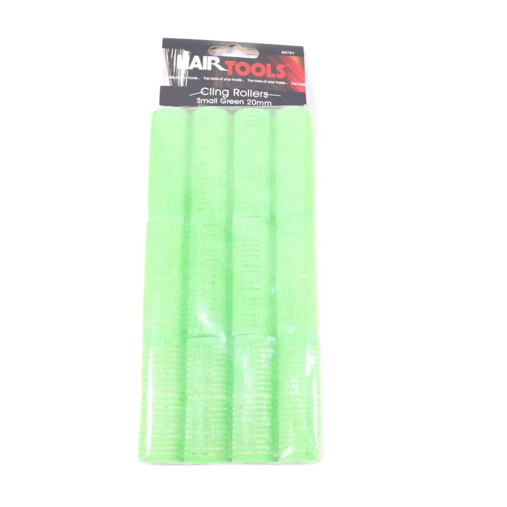 Hairtools - Hair Tools Cling Rollers Various Sizes (12 Packs) - Small Green 20mm