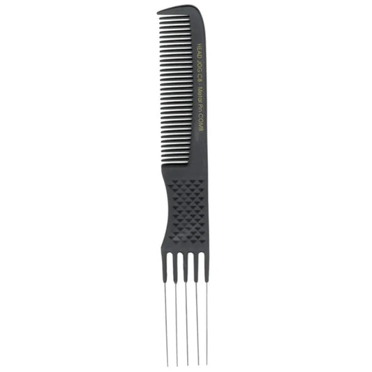Hairtools - Head Jog C8 Metal Pin Comb