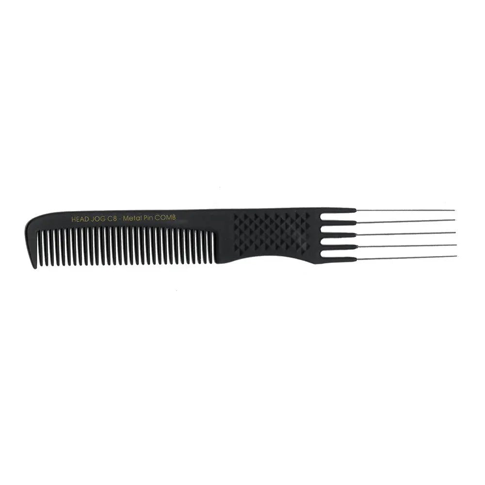 Hairtools - Head Jog C8 Metal Pin Comb