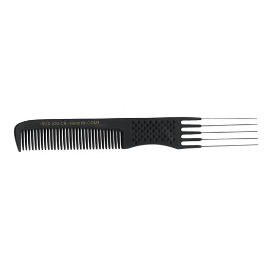 Hairtools - Head Jog C8 Metal Pin Comb