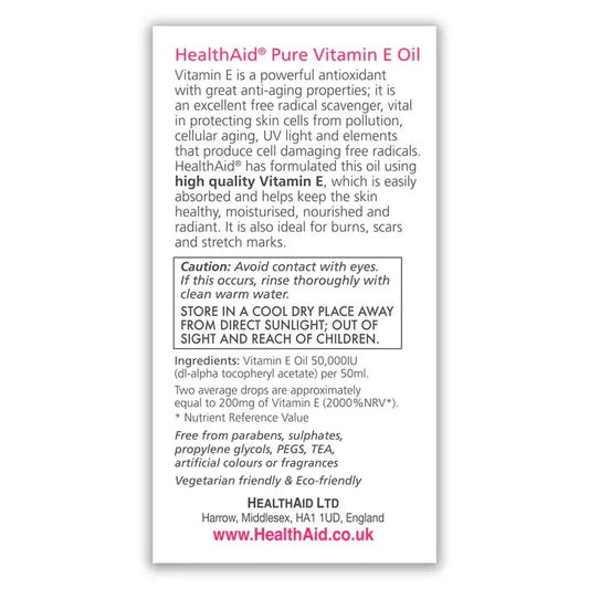 Health Aid - Pure Vitamin E Oil