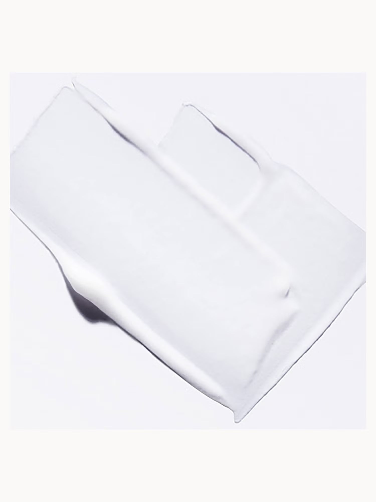 White product on a white background