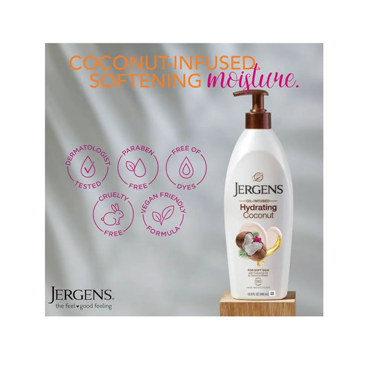 Jergens - Oil-Infused Hydrating Coconut Moisturiser
