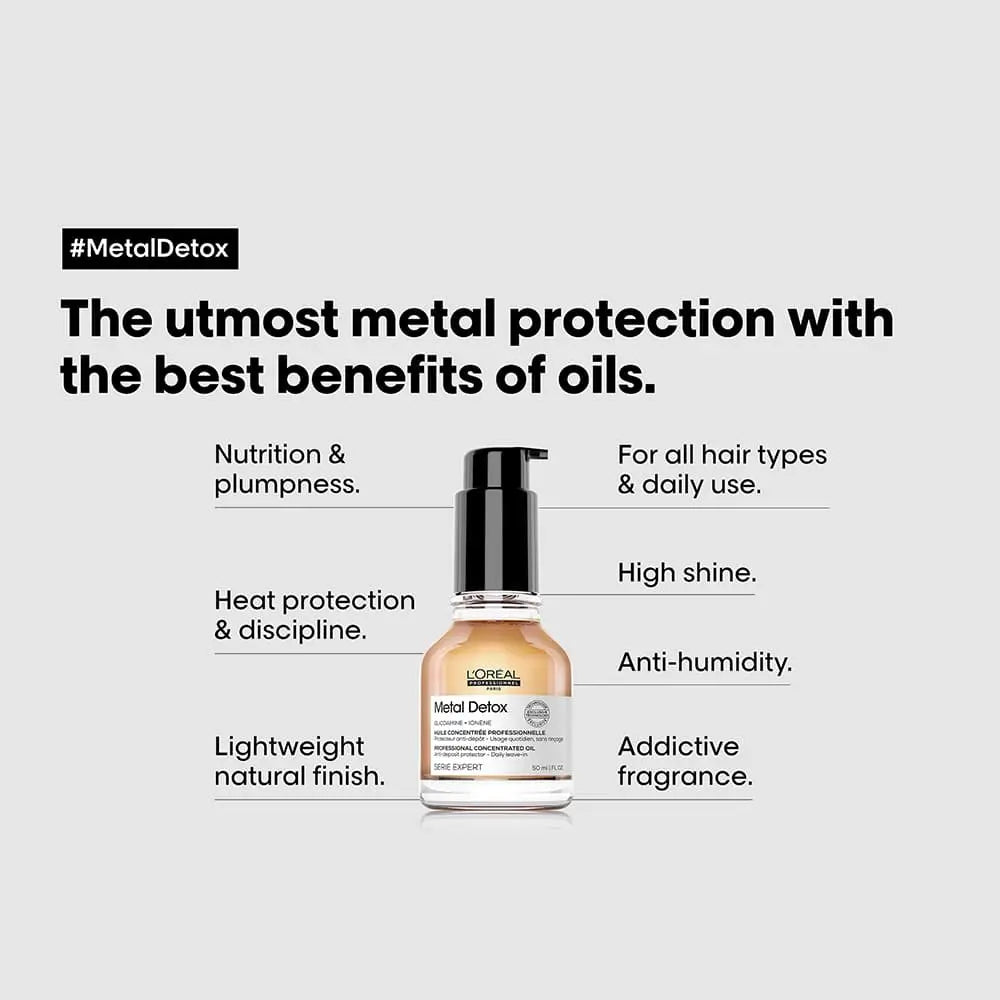 Loreal Professionnel - Metal Detox Anti-deposit Protector Concentrated Hair Oil