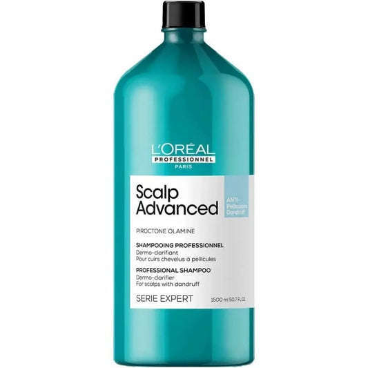 Loreal Professionnel - Scalp Advanced Anti-Dandruff Dermo-Clarifier Shampoo - 1500ml
