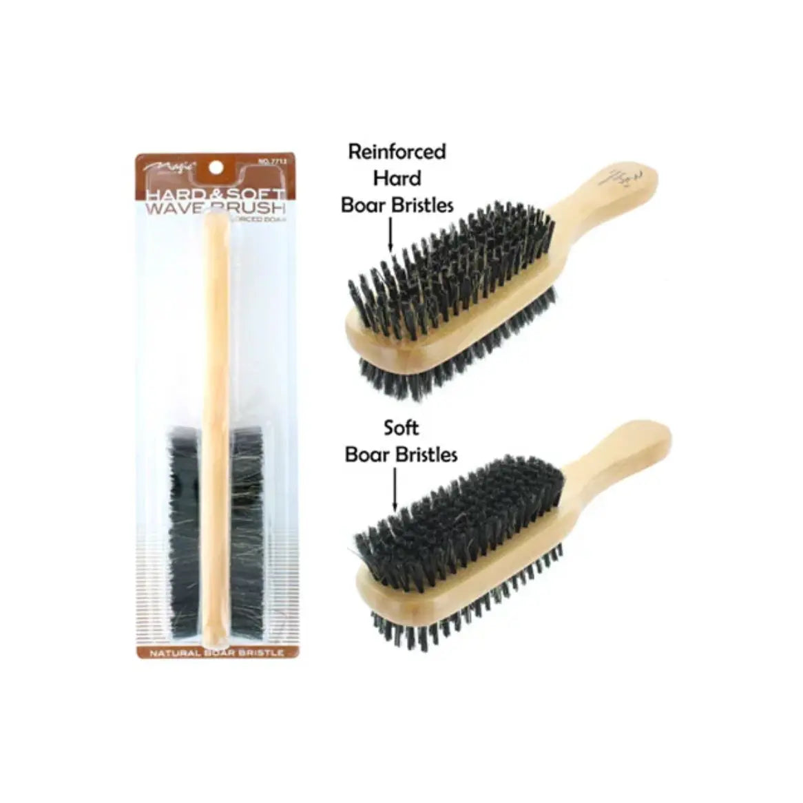 Magic Collection - Hard & Soft Wave Brush 7713