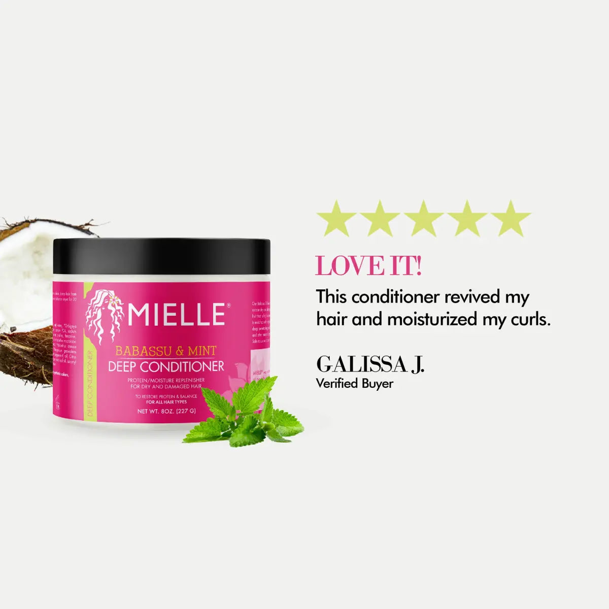 Mielle - Babassu Oil & Mint Deep Conditioner