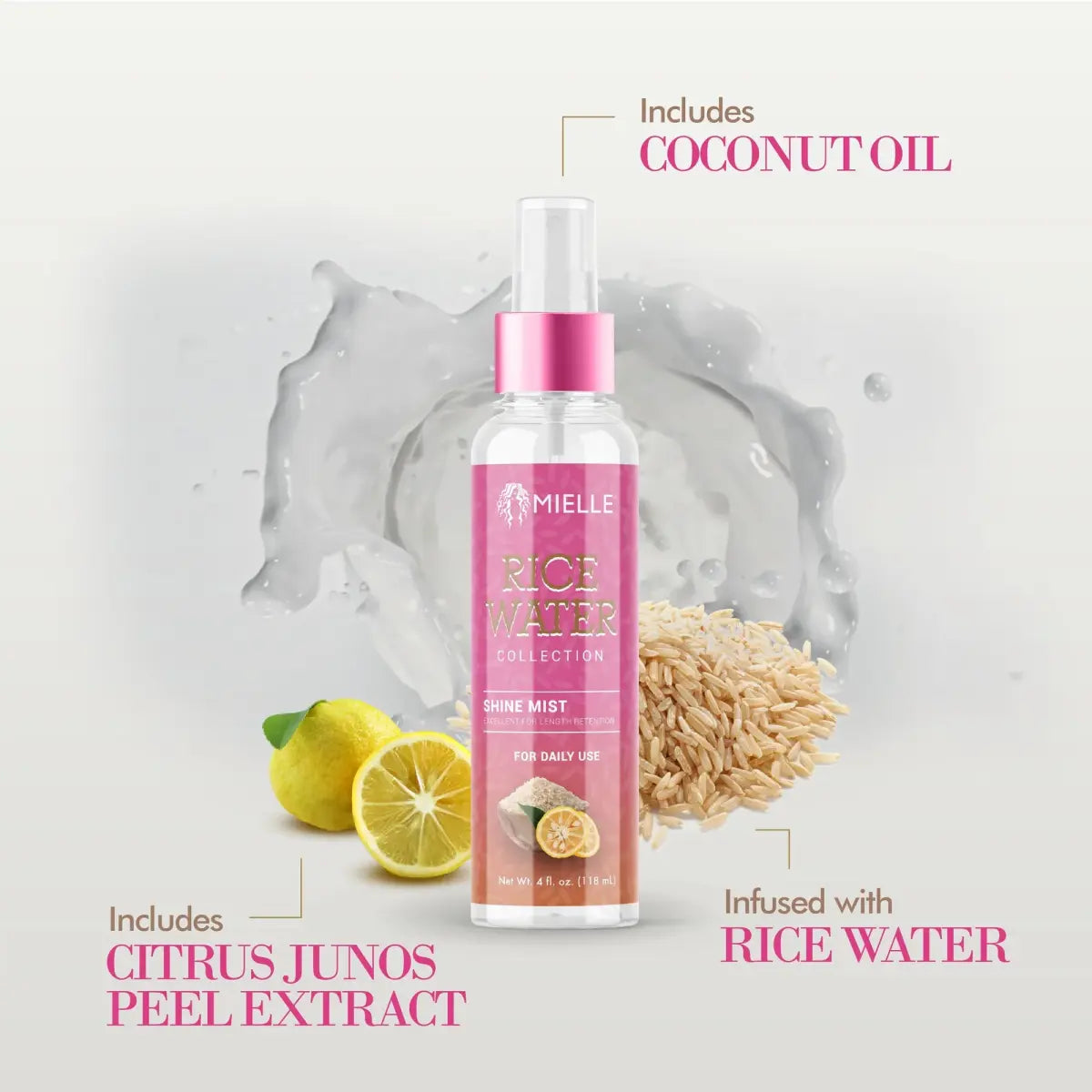 Mielle - Rice Water Shine Mist