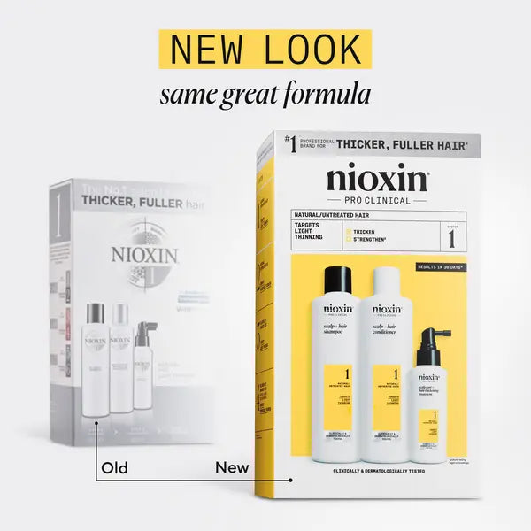 Nioxin - Kit System 1 For Natural Hair With Light Thinning