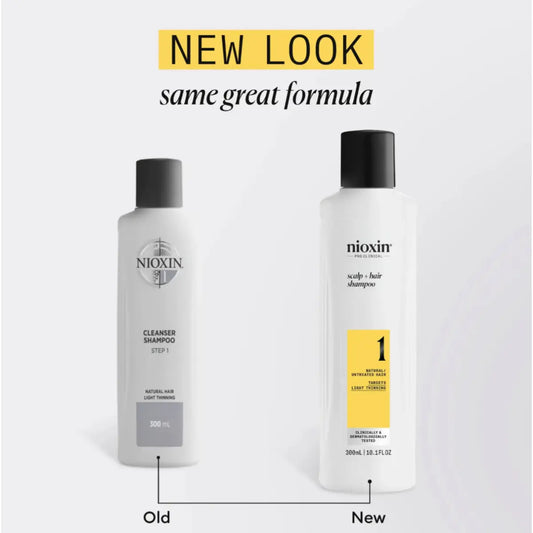 Nioxin - System 1 Shampoo For Natural Hair With Light Thinning