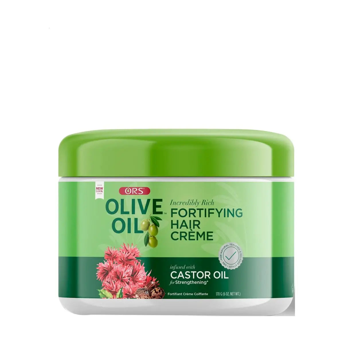 ORS - Olive Oil Fortifying Creme Hair Dress Infused With Castor - 8oz