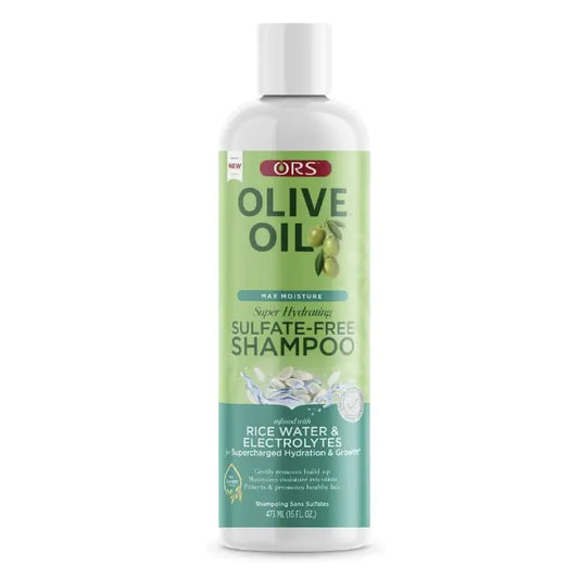 ORS - Olive Oil Max Moisture Super Hydrating Sulfate-Free Shampoo Infused With Rice Water And Electrolytes