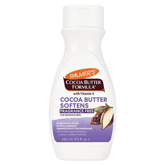 Palmer's Cocoa Butter Formula bottle on a white background