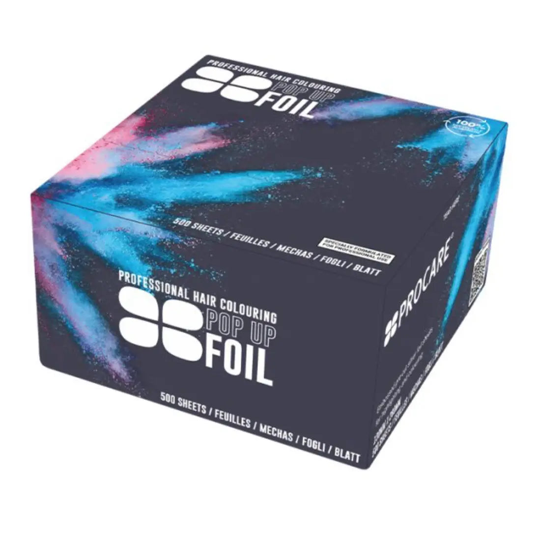 Procare - Embossed Silver Hair Foil Pop-Up Sheets 130mm x 280mm 500