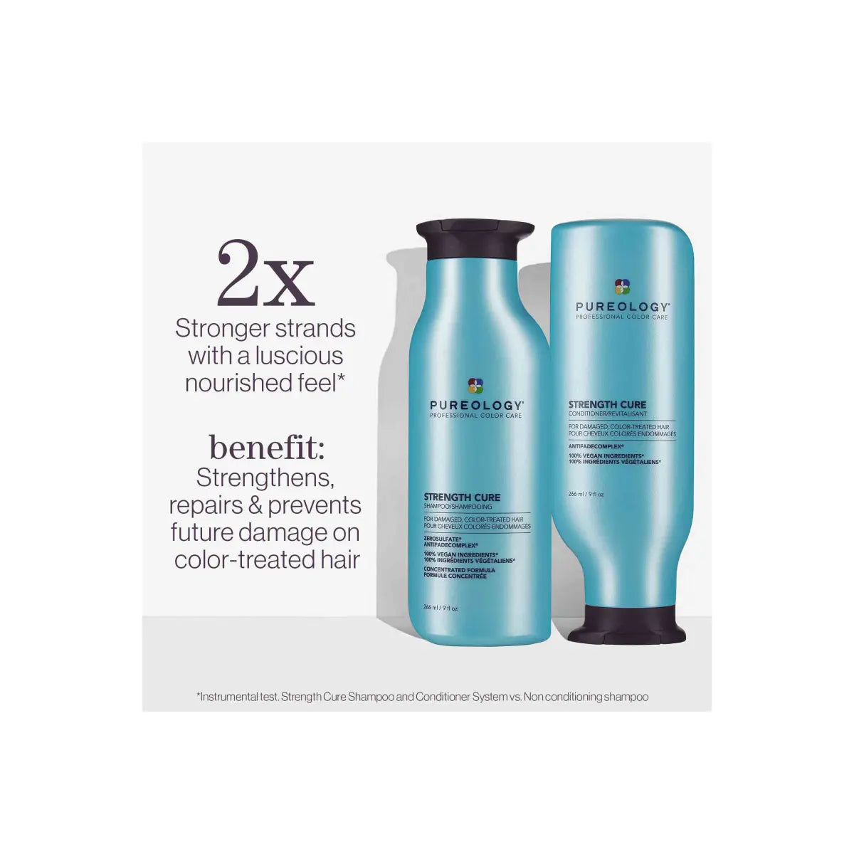 Pureology - Strength Cure Shampoo For Damaged Colour Treated Hair