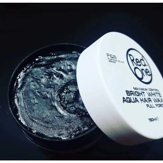 Red one - One Bright White Aqua Hair Wax Maximum Control