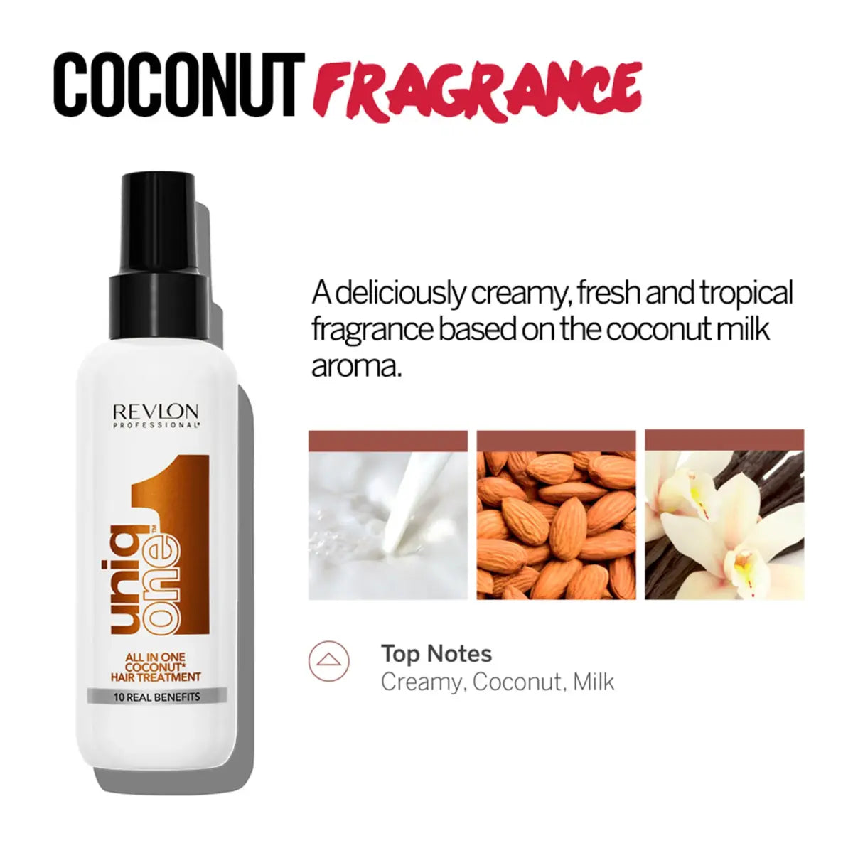 Revlon - Uniq One All In Hair Treatment Spray Coconut Fragrance