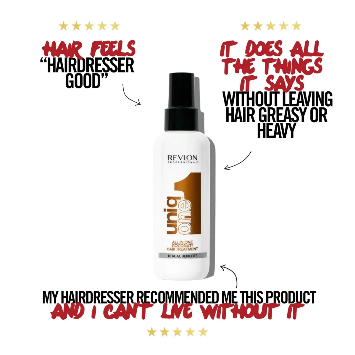 Revlon - Uniq One All In Hair Treatment Spray Coconut Fragrance