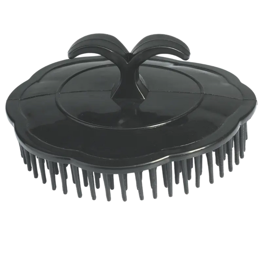 Black plastic  shampoo detangling brush