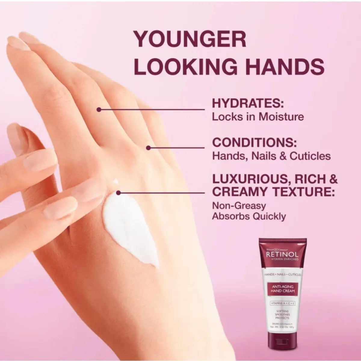 Skincare Cosmetics - Retinol Anti-Aging Hand Cream