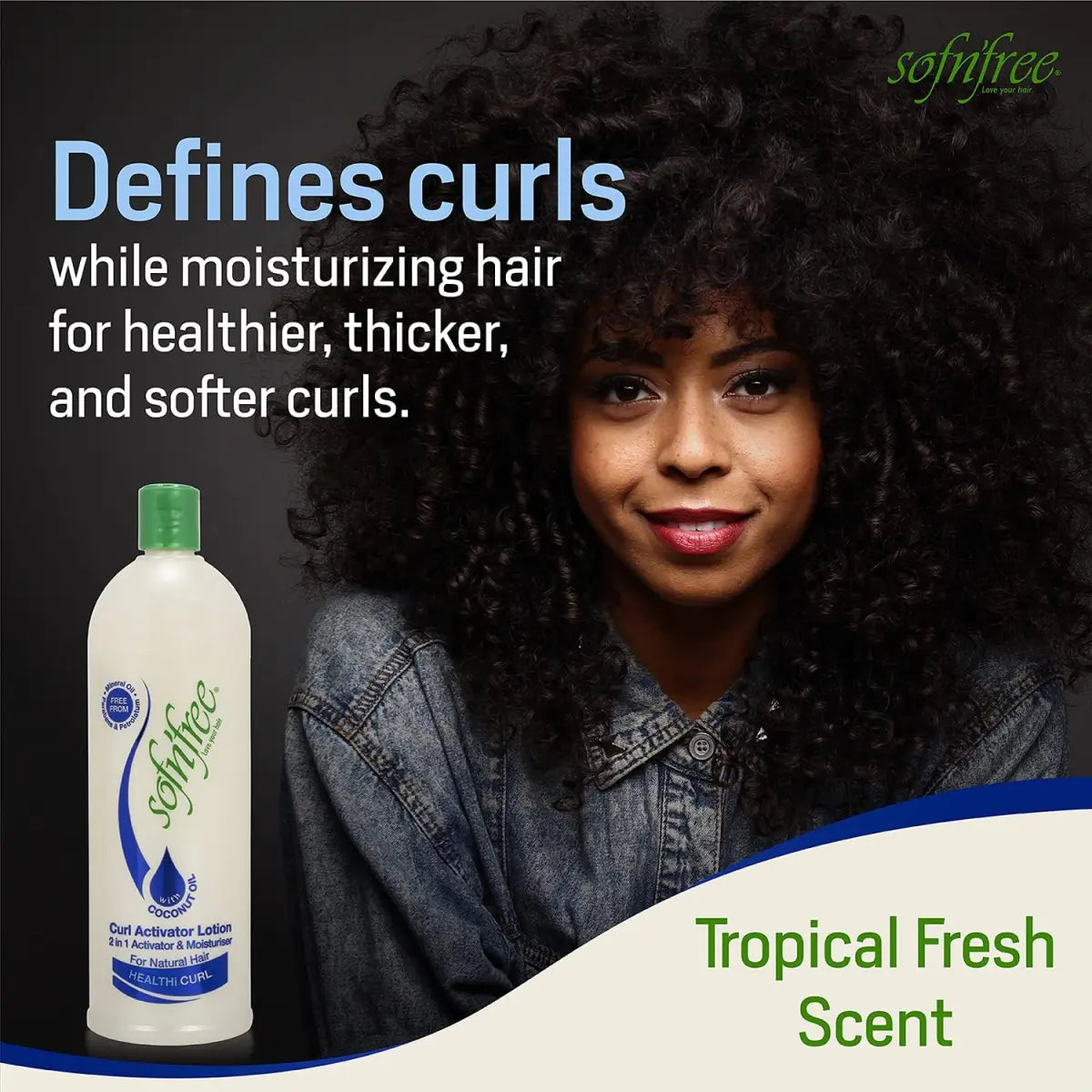 Sofn Free - Curl Activator Lotion 2 In 1 And Moisturizer With Vitamin-E
