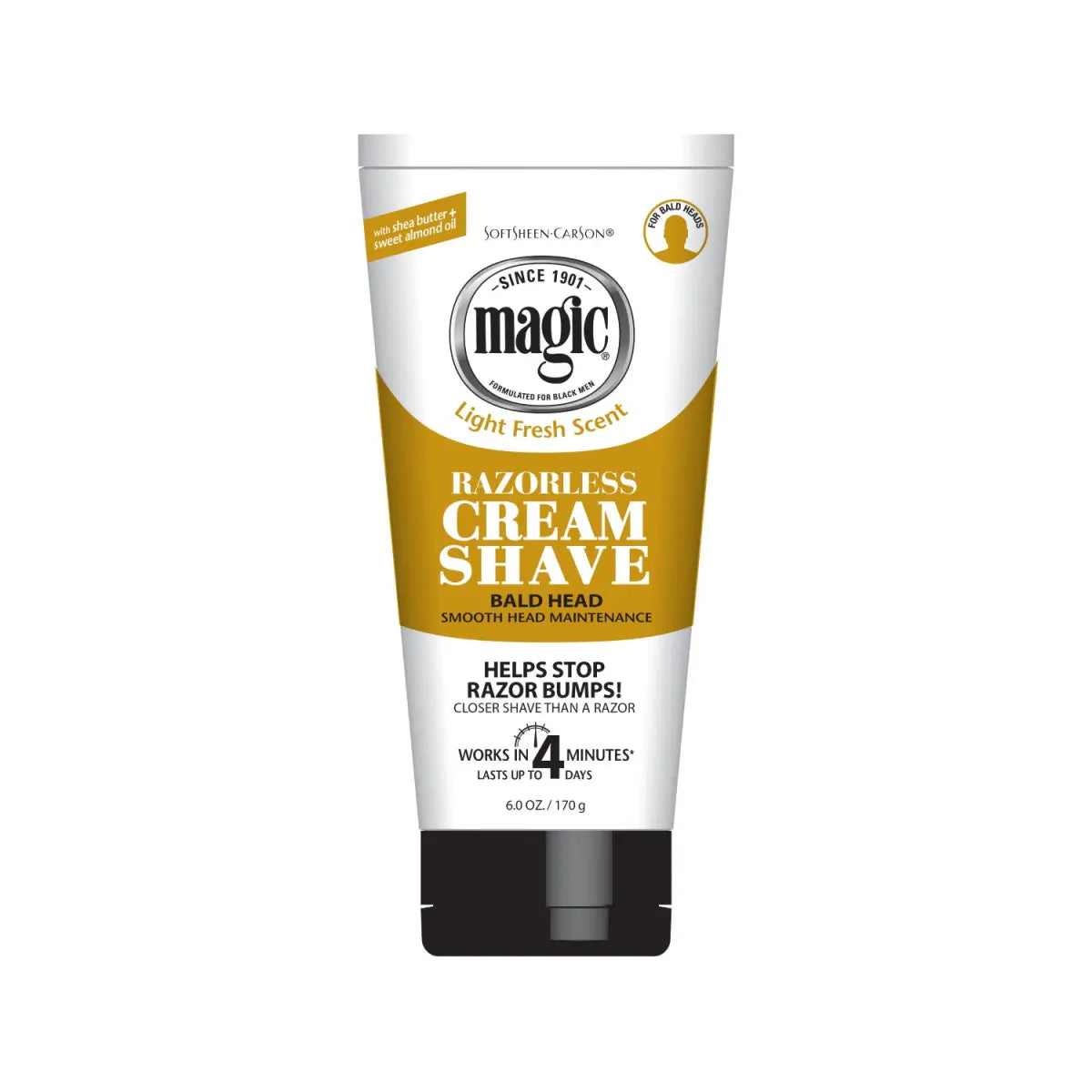 Softsheen Carson - Magic Razorless Cream Shave Bald Head