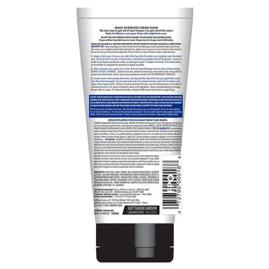 Softsheen Carson - Magic Razorless Cream Shave - Regular Strength Shaving