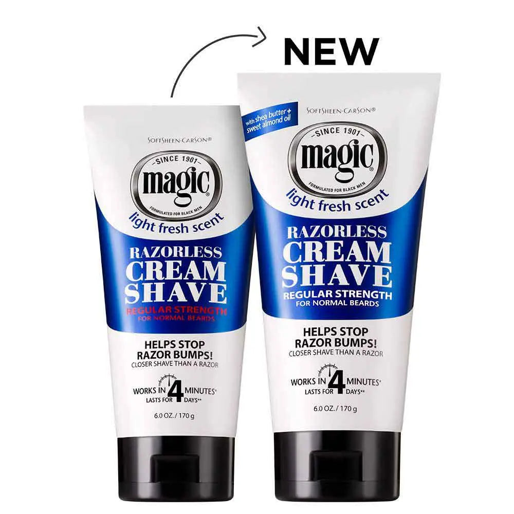 Softsheen Carson - Magic Razorless Cream Shave - Regular Strength Shaving