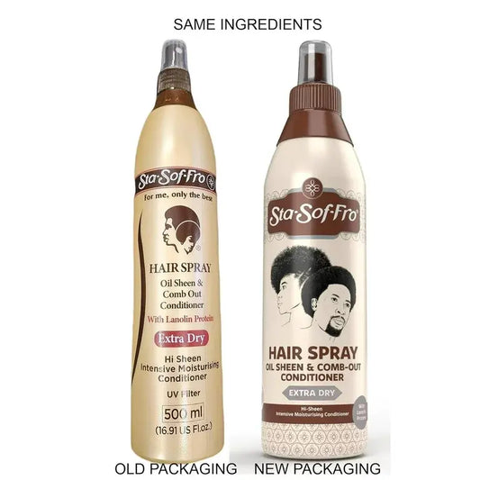 Sta Sof Fro - Oil Sheen And Comb Out Conditioner Extra-Dry Hair Spray - 500ml