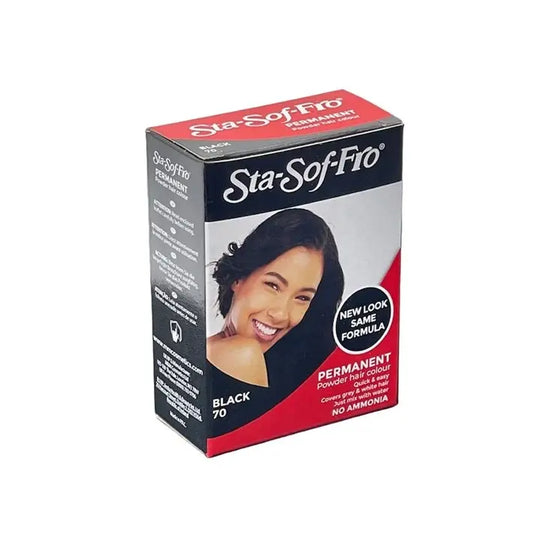 Sta Sof Fro - Sta-Sof-Fro Permanent Powder Hair Colour - Black