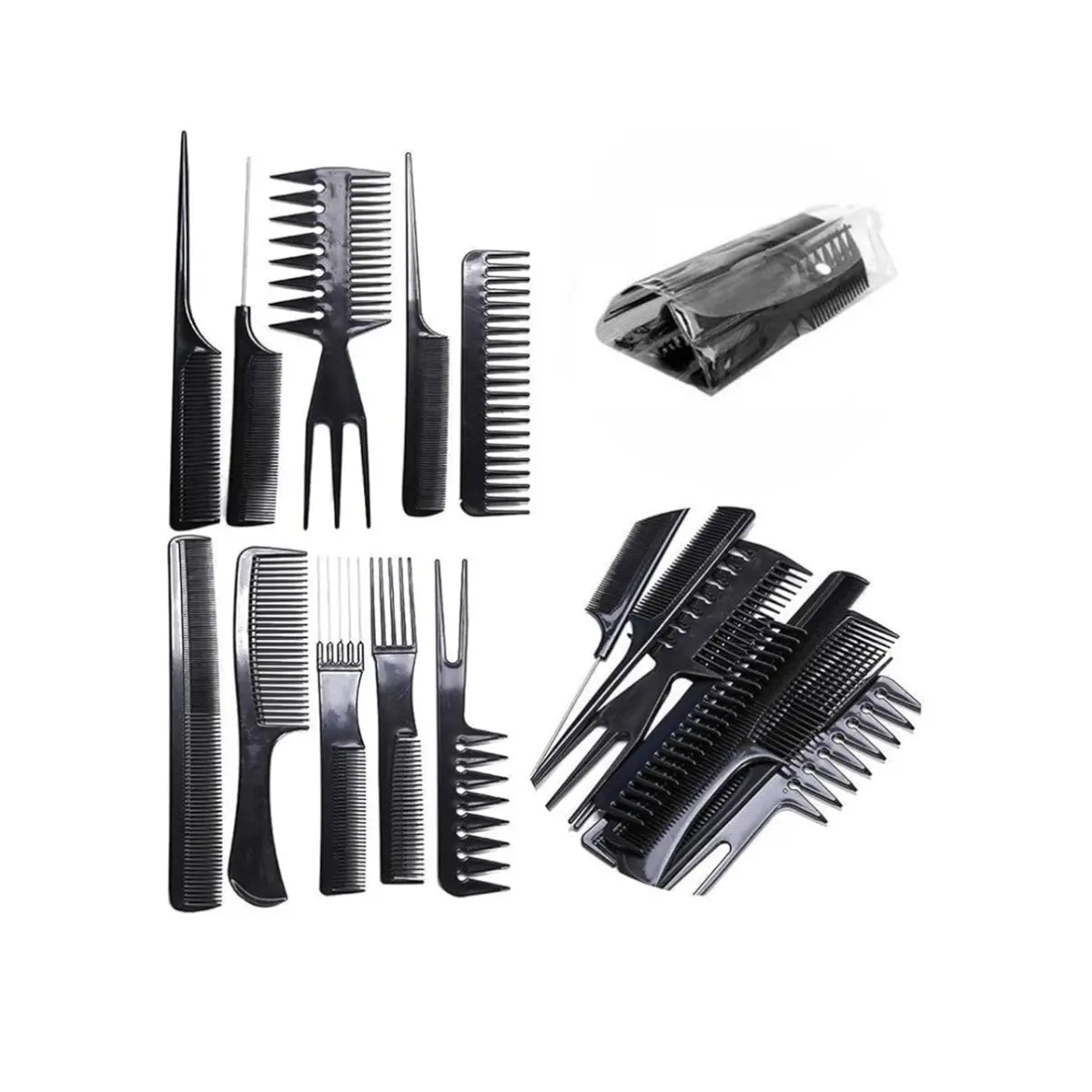 Stella Collection - 10pcs Comb Set