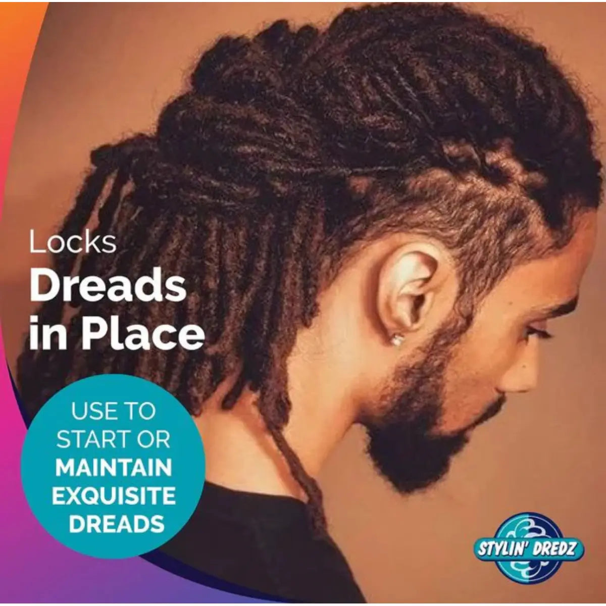 Stylin Dredz - Moulding Strong Maximum Hold Gel Wax With Tea Tree Oil Hair Care For Dreadlocks