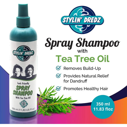 Stylin Dredz - Spray Shampoo - Dreadlock - Residue Free With Tea Tree Oil