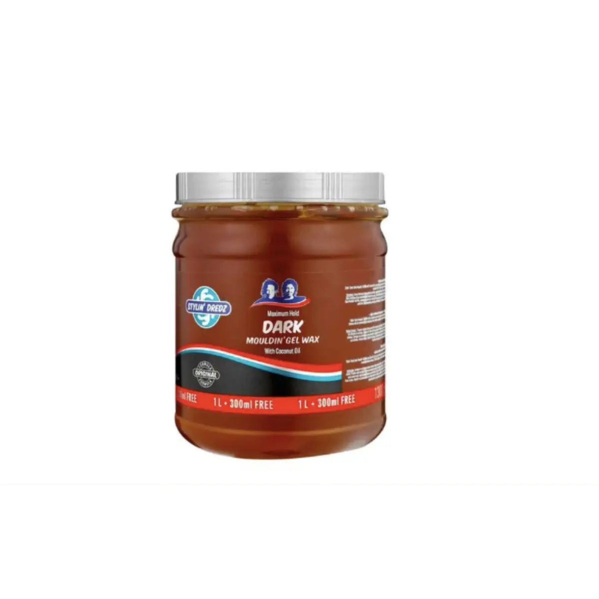 Stylin Dredz - Stylin’ Dark Mouldin’ Gel Wax With Coconut Oil - 1300ml