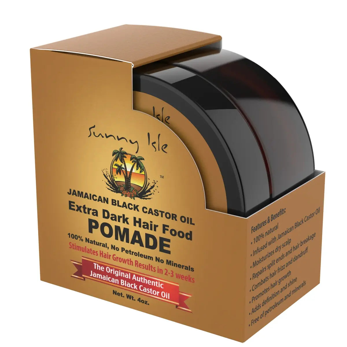 Sunny Isle - Extra Dark Jamaican Black Castor Oil Hair Food Pomade