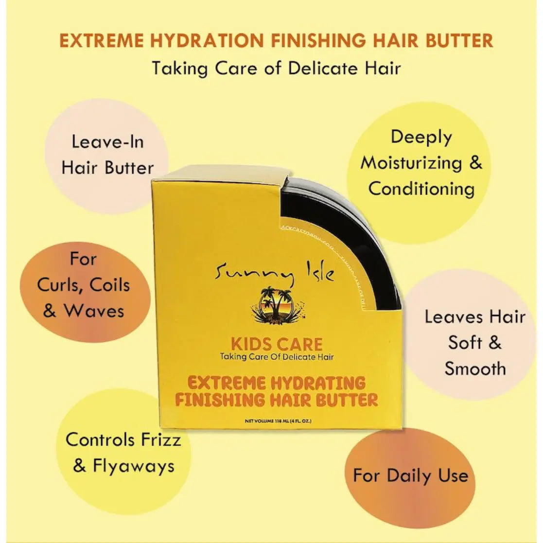 Sunny Isle - Kids Care Extreme Hydrating Finishing Hair Butter